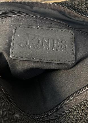 Чорна плетена міні-сумка jones bootmaker 2