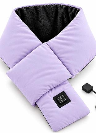 Шарф intelligent heating scarf с подогревом фиолетовый