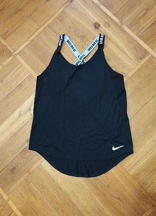 Спортивная женская майка nike w nk dry tank elastka
