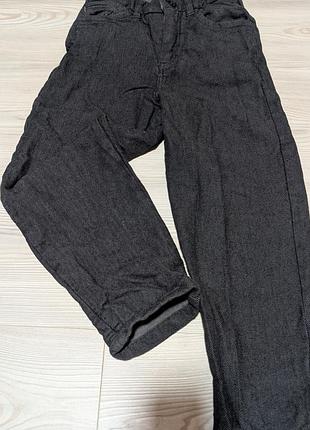 Штани дитячі брюки на хлопчика 6 років в школу садочок zara зара утеплені
