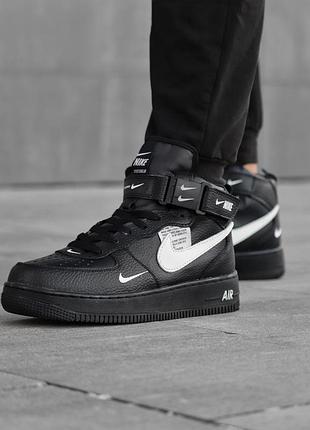 Чоловічі зимові кросівки nike | хутряні кросівки | утеплені кросівки | високі кросівки | кросівки найк