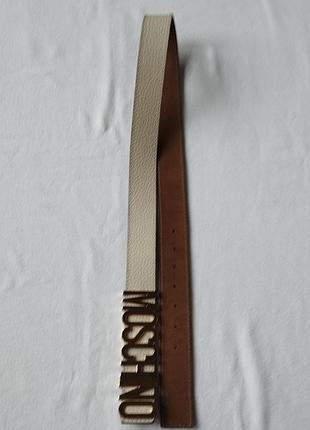 Шкіряний ремінь moschino 9