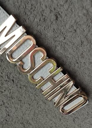 Шкіряний ремінь moschino 2