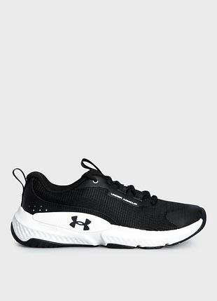 Чоловічі / жіночі кросівки андер армор оригінал under armour dynamic select black/white 3026608-001