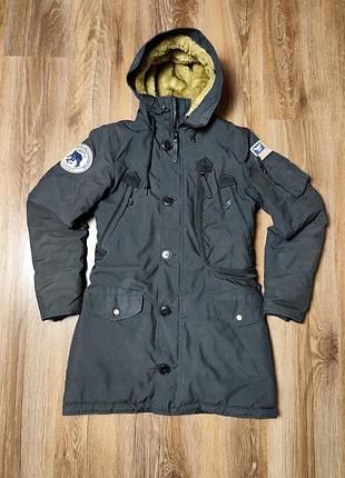 Зимова парка / куртка alpha industries polar jacket (original), розмір s