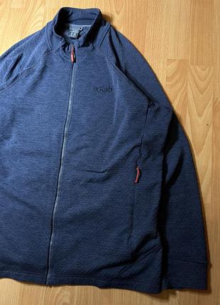 Чоловіча вафельна флісова кофта rab nexus jacket хл 4