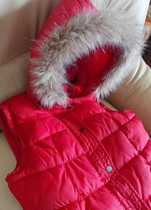 Jack wills жилетка пух капюшон