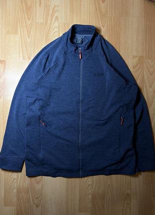 Чоловіча вафельна флісова кофта rab nexus jacket хл 2