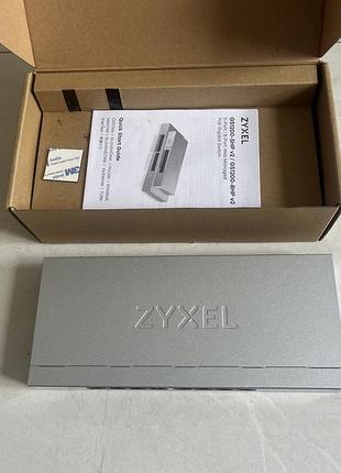 Мережевий комутатор zyxel gs1200-8hp v2