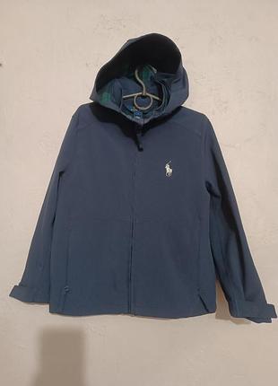 Оригинальная куртка ветровка polo ralph lauren softshell на 7 лет (124-128 см)