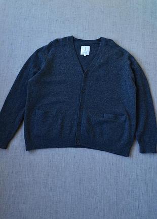 Чоловічий вовняний кардиган j jasper conran jeans (размір 3xl) — 80% lambswool