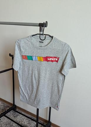 Футболка серая базовая levi's 14р 164см