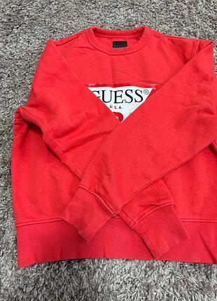 Жіночий світшот guess червоний розмір s