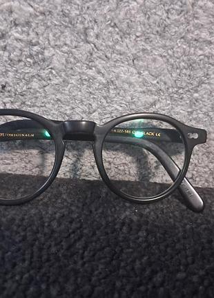 Окуляри оправа moscot miltzen у чорному кольорі (black / matte black