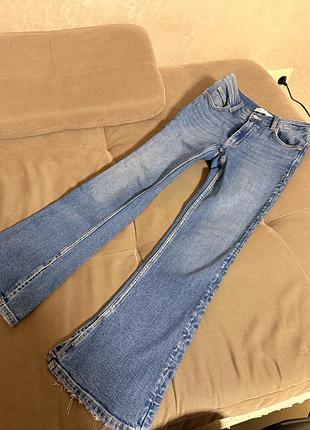 Дитячі джинси zara кльош 11-12 років