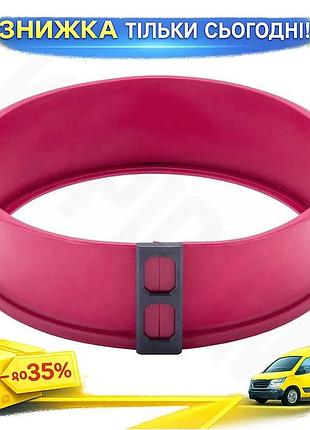 Ku форма для випічки universal fit kamille роз'ємна з жароміцним склом 26 см силіконова для пирогів та uni2l_k