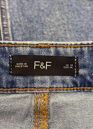 Джинсова максі спідниця f&f 6
