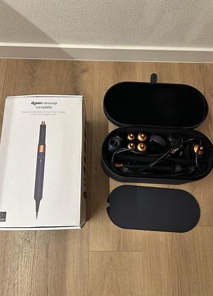Dyson hs01 airwrap complete prussian blue/rich copper – 8 насадок, оригінальний