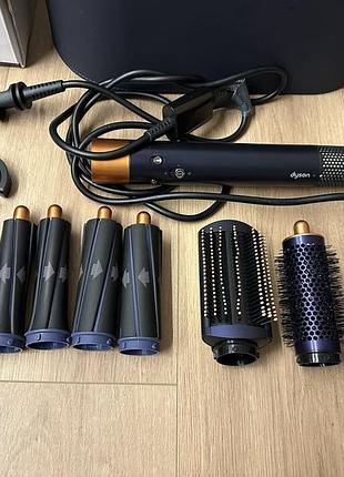 Dyson hs01 airwrap complete prussian blue/rich copper – 8 насадок, оригінальний 3