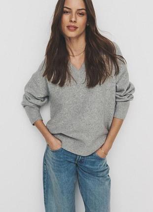 Светр superdry сірий колір l-xl 100% шерсть британський бренд