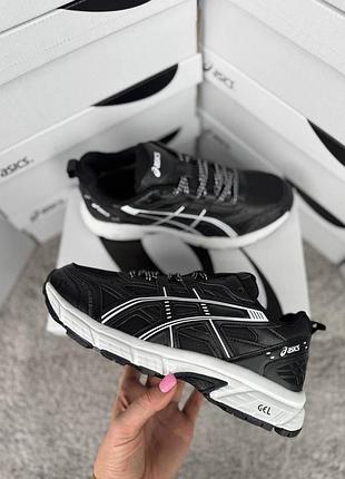 Водонепроникні кросівки asics gel-nunobiki gtx black white