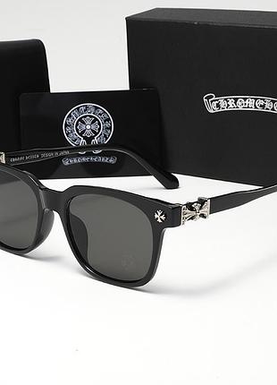 Очки chrome hearts черный (тонкие, солнцезащитные)