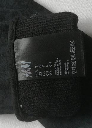 Женские замшевые перчатки h&m 4