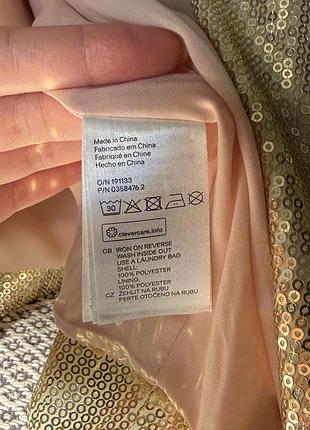 Піджак h&m у паєтках блискітках 5