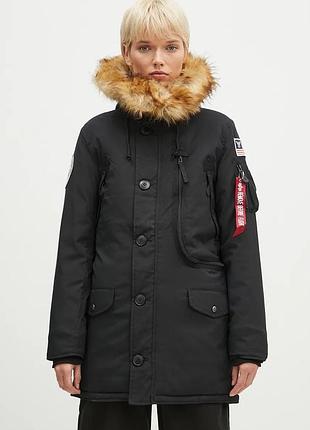 Зимняя парка / куртка alpha industries polar jacket (original), размер s