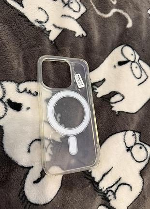 Чохол apple для iphone 15 pro прозорий