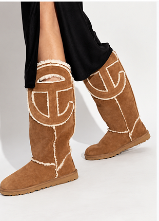 Нові чоботи угги ботфорти ugg & telfar 43 44 45 46 р(28.5-29-29.5-30см) повністю натуральні сапоги