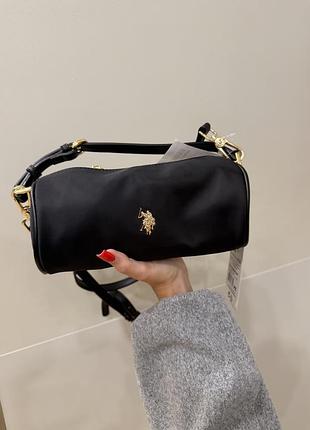 Сумка для жінок polo ralph lauren чорна повсякденна