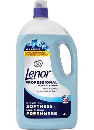 Кондиціонер 4л для білизни професійна формула сенситив тм lenor