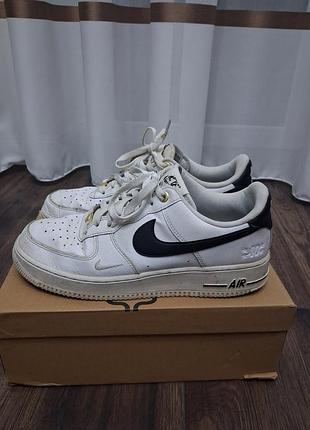 Кожаные кроссовки nike air force 1 '07 lv8 40th aniversary (dq7658-100) оригинал