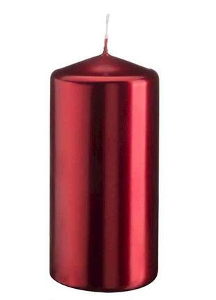 Свеча sw 50/100 красный металлик230 h=10см ø4,8см тм bispol