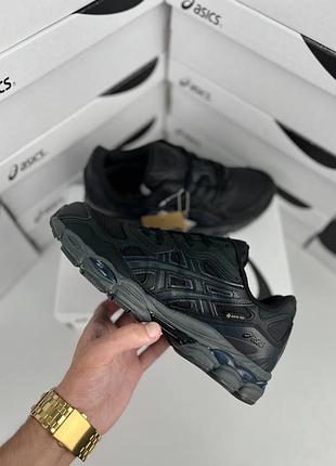 Водонепроникні кросівки asics gel-nyc gtx black grey