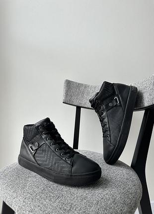 Осінні чоловічі високі кросівки кеди взуття versace jeans