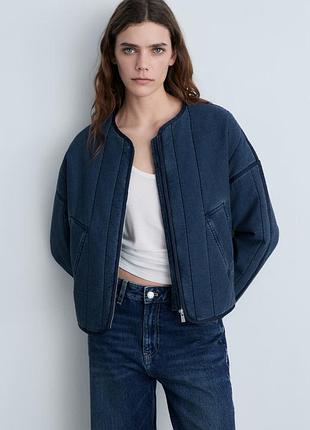 Стьобана куртка mango, під джинс, розмір s/m