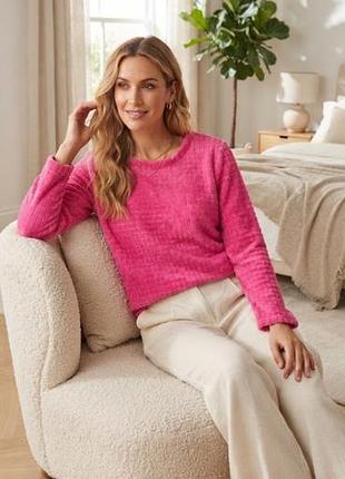 Флисовая пижамная кофта верх от женской  пижамы primark м р-р