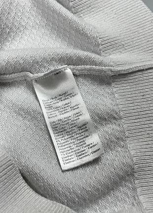 Светр lacoste crew neck textured sweater 5
