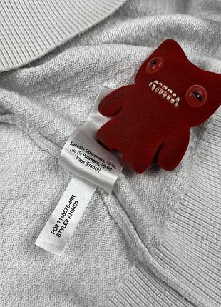Светр lacoste crew neck textured sweater 6