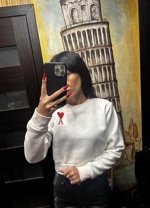 Утеплений світшот худі ami ❣️ s розмір