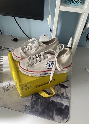 Кросівки heelys білі з роликами