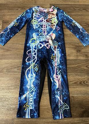 Костюм комбінезон halloween хеловін зомбі скелет