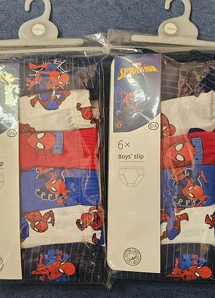 Труси для хлопчиків c&a marvel spider-man, 6 шт., різнокольорові
