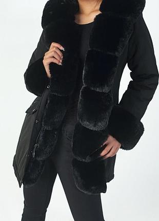 Парка чорна copperose m/l