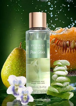 Парфюмированный спрей для тела victoria's secret pear glacé (виктория секрет пор глассе) - мист 250 мл