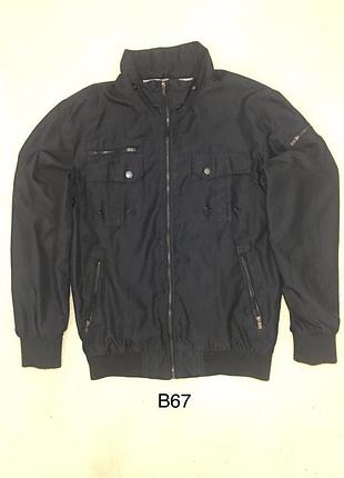 Куртка вітровка jack & jones чорного кольору