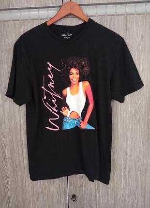 Футболка с принтом.whitney houston.