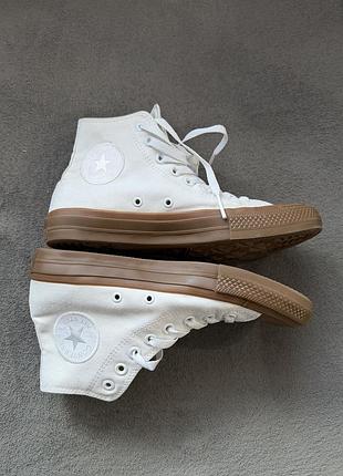 Кеди жіночі converse білі 2